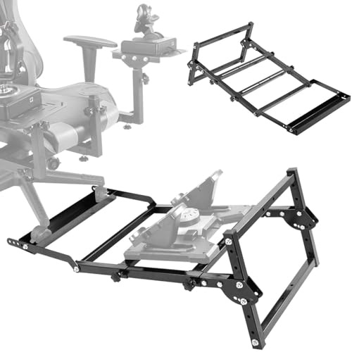 HOTTOBY Pedal Mount Proprietary Accessories Fit for Flight Joystick,Hotas Chair Mount Compatible with Logitech,Thrustmaster,Fanatec,MFG,FXN,Pedal