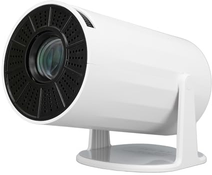 Mini Projecteur 4K, 2.4 5G WiFi Bluetooth5.0 Vidéoprojecteur, Rotation à 180 Degrés, Projecteur de Cinéma Maison Extérieur Portable avec Correction Automatique, 1 Go 8 Go, pour