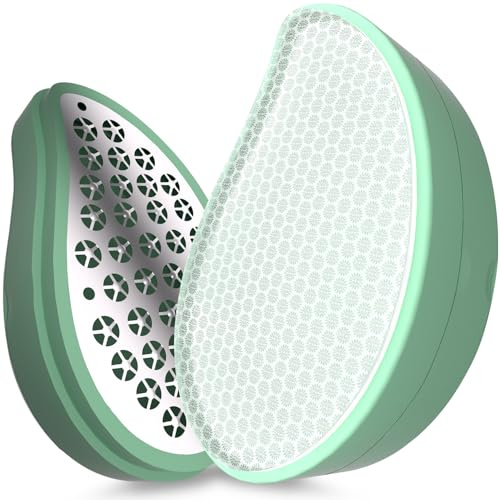 G.CATACC Lima per Piedi, Rimozione Calli in Vetro Nano per piedi, Raspa Piedi e Talloni, Raschietto in Acciaio Inox per Pedicure per la Rimozione della Pelle Morta