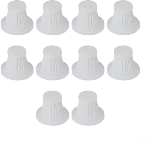 10Pcs Replacement HEPA Filter Fits for Car Cordless Handheld Vacuum Cleaner | Washable Reusable Filters, Vacuum Cleaner Parts Accessories