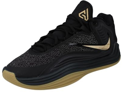 Nike Homme Giannis Freak 7 Chaussure de Basketball, Noir métallisé, doré cassé, Noir, 43 EU