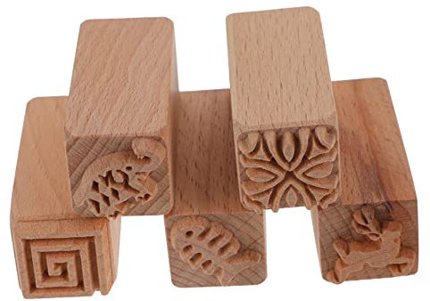 Anneome 5pezzi Stampi in Legno Per Torta Stampi Per Torte Per Cottura Forniture Per Cottura Resistente Inodore Antiruggine Sicuro Facile Da Pulire