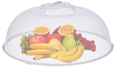 Couvercle anti-éclaboussures pour micro-ondes – Couvercle réutilisable avec trous de vapeur | Protection contre les éclaboussures pour vaisselle, cuisine, maison ou restaurant