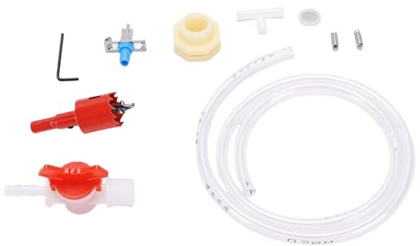 Cocoarm Kit per Automatico di Abbeveraggio per Conigli, Accessori per Alimentazione e Abbeveraggio di Pollame Antigoccia con Beccuccio di Precisione, Adatto a Tutti i di Conigli
