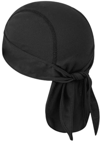 Bandana Sport Homme, Bonnet Crâne Anti Transpiration Séchage Rapide, Doublure Casque Cyclisme Moto Course, Bonnet de Course d'Été, pour Homme et Femme