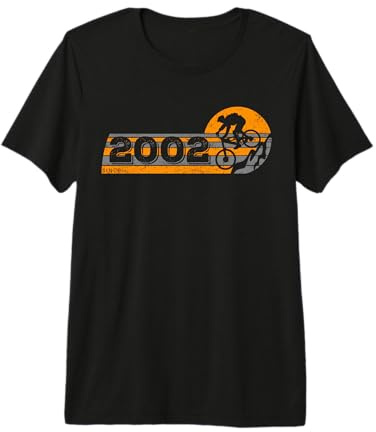 MTB Bike Ciclista Mountainbike Nacido en 2002 Cumpleaños Camiseta Premium