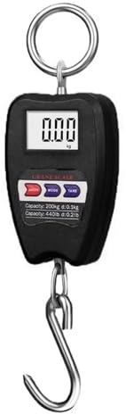 Escala de Grúa, Báscula electrónica portátil for equipaje, báscula Digital multifuncional, pantalla LCD, herramienta de pesaje manual alta precisión for viaje
