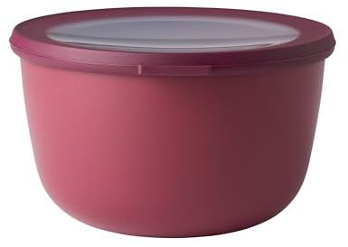 Mepal - Multi Bowl Cirqula Round - Vorratsdose mit Deckel - Geeignet als Luftdichte Aufbewahrungsbox für den Kühlschrank, Mikrowellengeschirr & als Frischhaltedosen - 2000 ml - Nordic Berry