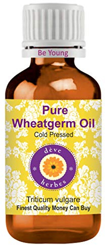 Deve Herbes Pure Huile de Germe de blé (Triticum vulgare) Pressé à Froid qualité thérapeutique naturelle 50ml (1,69 oz)