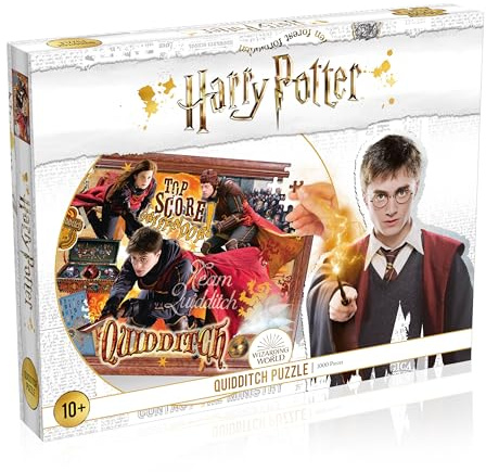 Winning Moves Puzzle (1000 Teile) Harry Potter Quidditch Harry Potter Fanartikel Alter 10+ 784 Wm00366 Cranberry