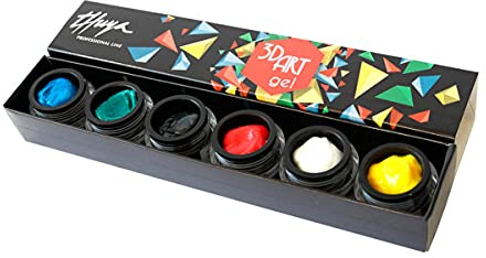 THUYA Kit 3D Art Gel, Noir, Estandar