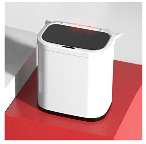 Poubelle Cuisine Créativité mignonne Smart Trash Can 2.6 Gallon Ménage Automatique Poubelle avec couvercle Petite poubelle de salle de bain peut ordures sans toucher Poubelle / Poubelle Bin ( Color :
