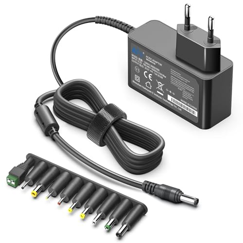 KFD Universal 26V 1A Netzteil Ladegerät Ladekabel für Akitas V8 22,2V Akku-Staubsauger Levoit LVAC-120/200, MAXXMEE PC-P012E Vacuum Cleaner Charging Cable, Ersatzteile Adapter, Bluetooth-Lautsprecher