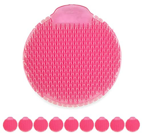 Hypafol Urinaleinlage mit Duft | 10 Stück | Grapefruit Duft | Beidseitig verwendbarer Urinalsieb mit Spritzschutz |einzeln verpackt |schräg angeordnete Noppen