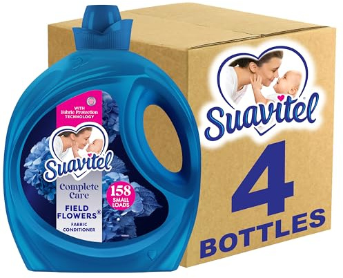 Suavitel Complete Fabric Conditioner, Field Flowers, 158 oz (Pack of 4)