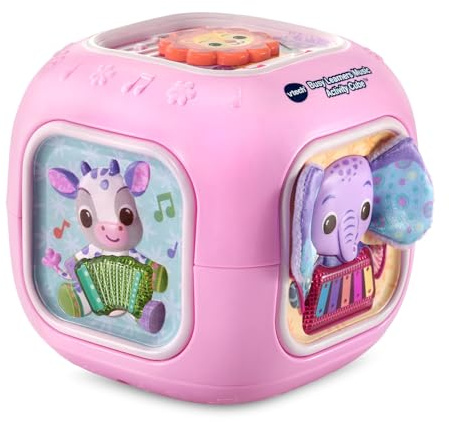 VTech Baby Busy Learners Music Activity Cube, Pink