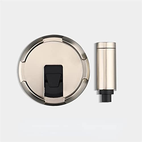 Nicht stanzbarer Türstopper, schwarz, automatischer Boden-Türstopper, graue Möbelbeschläge, goldener Stopper for Tür, winddichte Türstopper, 1 Stück