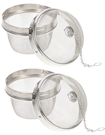 Alipis 2pièces Panier à Linge Pour Bijoux Et Montres Boules à Thé Maille Créative Panier De Nettoyage Pour Cuisine