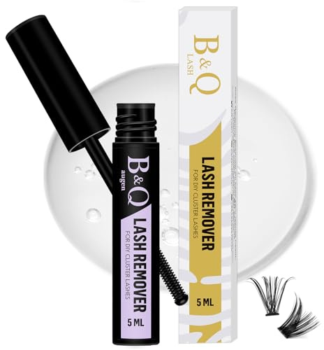 BQ LASH Einzelne Wimpern Remover Hautfreundlich Augen Make-up Entferner Wimpernkleber Einzelne Lash Remover Wimpern Entferner Für Wimperneinzeln Milde Wimpernbüschel 5ML | Sanfter Wimpernkleber Entferner für Lash Cluster & Einzelwimpern, löst Wimpernkleber schnell und schonend
