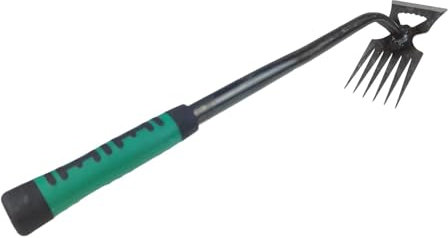 2025 Neuestes Unkrautjätegerät | 5/6/11 Zinken Edelstahl Weed Remover für Gartenarbeit | Gartenarbeit Hand Unkrautstecher, Ergonomisches Design für Müheloses Garten-Unkrautjäten