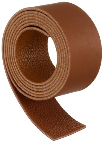 QUARKZMAN Lederriemen Lederband Flach Lederriemen 30mmx1m (BxL) Braun | Meterware Lederbänder, Lederstreifen für Bastelprojekte, Werkzeuggürtel, Taschenherstellung