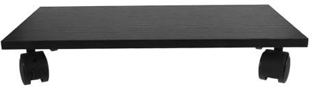HONMEET Soporte PC con Ruedas Bloqueables para Torre de Ordenador Bajo Mesa Soporte CPU Móvil Ventilado para Oficina y Hogar