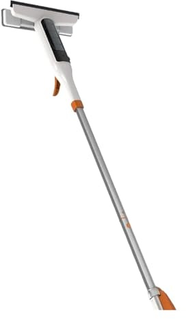 Tergivetro per Doccia Raschietto for vetri da doccia, strumento for la pulizia dei con maniglia e rondella spray, configurazione manico esteso for uso domestico