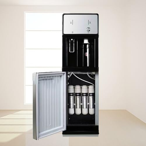 Dispensador de Agua filtrada con Unidad de alimentación de Red, Filtro de Agua de 4 etapas con indicador de escasez de Agua, dispensador de Agua fría filtrada, Kit de instalación, dispensador