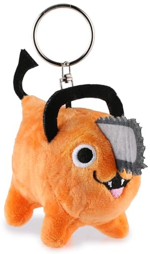 Play by Play Chainsaw Man Pochita Plush Toy Cuddly Toy, Stuffed Toy Figure < Mini Plush Pendant >