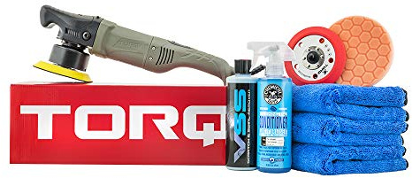 Chemical Guys 10FX Random Orbital Polisher Kit One-Step Scratch and Swirl Remover Kit (8 Items) (BUF613)