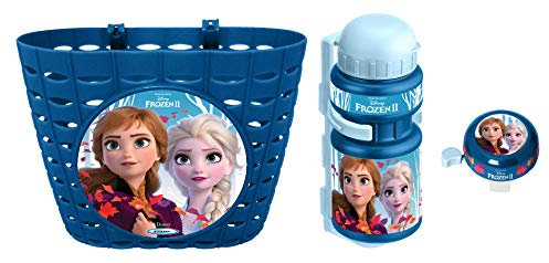 STAMP - KORB + TRINKFLASCHE + KLINGEL - FROZEN 2, Blau
