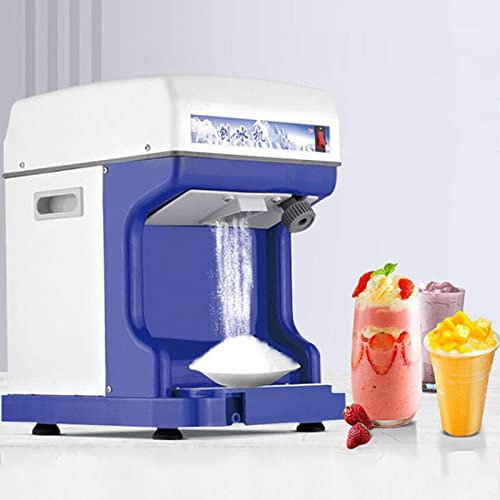 PYapron Tritaghiaccio Elettrico 250w, 10.8 kg/min Elettrico Macchina del Ghiaccio, Tritaghiaccio Professionale velocità da 1400 Giri/min, Tritaghiaccio Elettrico per Uso Domestico e Commerciale