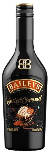 Baileys Salted Caramel, B-Corp zertifiziert, Original Irish Cream Likör, Karamell für das Extra an Geschmack, Garantierter Genuss auf Eis oder im Cocktail, 17% vol, 500ml Einzelflasche