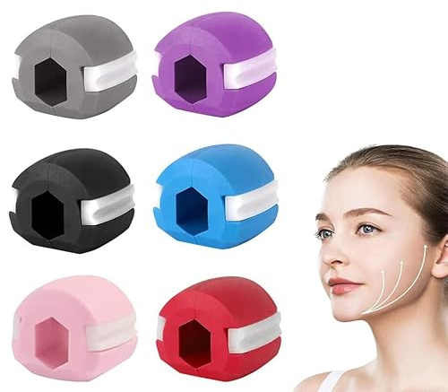 JOYOLA 6 Stück Jawline Trainer, Kiefertrainer, Jawline Exerciser, Jaw Trainer, Kiefer Trainer, Face Fitness Ball, Jaw Trainer Ball, für Übungen Gesichtsmuskeln Männer und Frauen