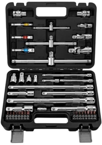 Caja Herramientas Kit De Herramientas De Reparación Para El Hogar De 41 Piezas, Juego De Enchufes, Caja De Herramientas De Plástico Con Juego De Herramientas De Mano Para El Hogar General Caja De Herr