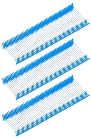 sourcing map 3000pcs Standard Tagging Gun Fasteners 25mm Tagging Barbs Pins PP Plastic Tag for Price Tagging Gun, Clothing Tags Gun Attachments for Garment Bag Fabric, Sky Blue