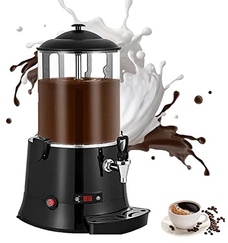 Machine de fabrication de chocolat chaud 5l 10l Machine thermofusible au chocolat 30°C ~ -90°C Température de chauffage avec affichage LED Plaque chauffante en acier inoxydable 304 pour chocolat, la
