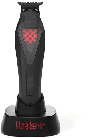 Kiepe Hepike Cordless Hair Trimmer Red 6363, Long-Life Lithium Battery, Powered Trimmers for Men Haircut, Men's Grooming Kit for Beard & Face, Ideal for Hairdressers, Barbers, Professional Use