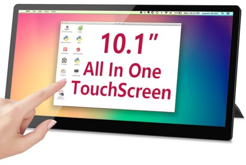 MageCore Touch Screen Monitor 10,1 tum kompatibel med Raspberry Pi CM5/CM5 Lite surfplatta med PCIe ExtenderUSB, HDMI-utgång, GPIO för STEM, IoT, AI-programming, utbildning, Maker-projekt