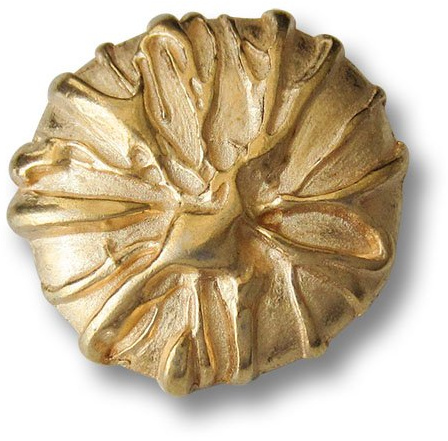 5er Set extravagante leicht gewölbte goldfarbene Ösen Metallknöpfe im modernen Design/Goldfarben: matt und glänzend/Metall Knöpfe/Ø ca. 25mm