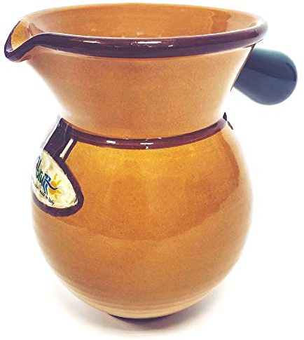 Mancini e Mancini srl Pichet à vin en faïence de 1 l