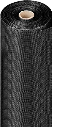 10 Meter Fliegengitter 120cm Breite Schwarz | Maschenweite 1x1mm | Perfekt als stabiles, langlebiges Fliegengitter Insektenschutzgitter oder als Gewebe für Modellbau