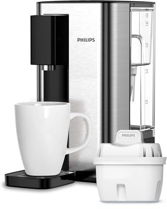 Philips Water Station, Hot & Ambient Filtered Water Dispenser, 2.2L Capacity, 3 Temperature Presets, 3 Volume presets, Boiling water on demand, Touch screen
