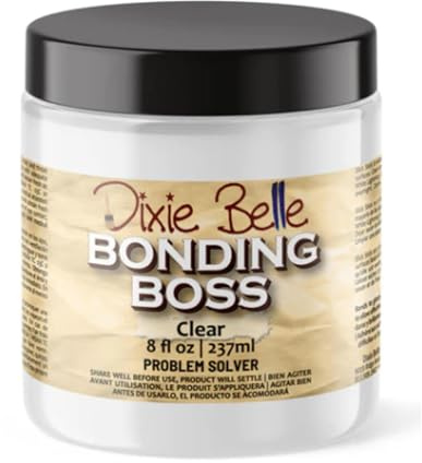 Dixie Belle Bonding BOSS Paint Primer - Clear (8oz) - Problem Solver Paint Primer + Base to Block Odor, Stains, Bleed Through