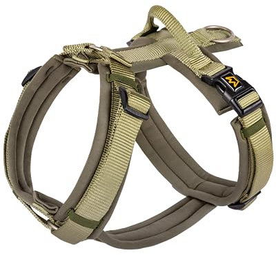 Rudelkönig Hundegeschirr Bella - Gepolstertes Brustgeschirr Hund groß mit Haltegriff - Geschirr Hund groß - Verstellbares Hundegeschirr große Hunde