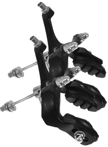 WHAMVOX 2stücke Fahrradbremsbeläge Aus Aluminiumlegierung Bremssättel Für Mountainbike Ersatz-bremsklötze Rillendesign Für Rutschige Bedingungen Verbesserte Bremsleistung