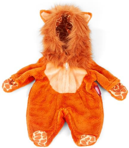 Götz 3403599 Onesie Wild Cat Overall – Puppenbekleidung Gr. S – Bekleidungs – und Zubehörset für Babypuppen von 30 – 33 cm