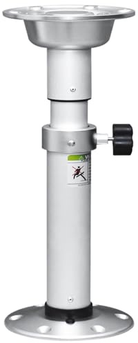 SynapSYA Campervan Table Leg Boat Table Pedestal Adjustable, Aluminum Alloy Detachable RV Table Legs For RV Marine Boat Yacht Caravan Motorhome，19.7-28 Inch