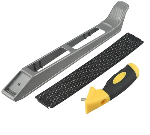 Rabot à bloc en acier inoxydable avec outil de préhension ergonomique pour la coupe de précision dans divers projets (B)