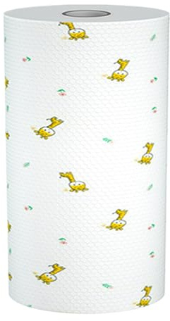 Asciugamani di carta da cucina, rotolo di tovaglioli da cucina riutilizzabili, design in tessuto non tessuto lavabile, fogli perforati da strappare, uso per la pulizia della casa e del ristorante, 20